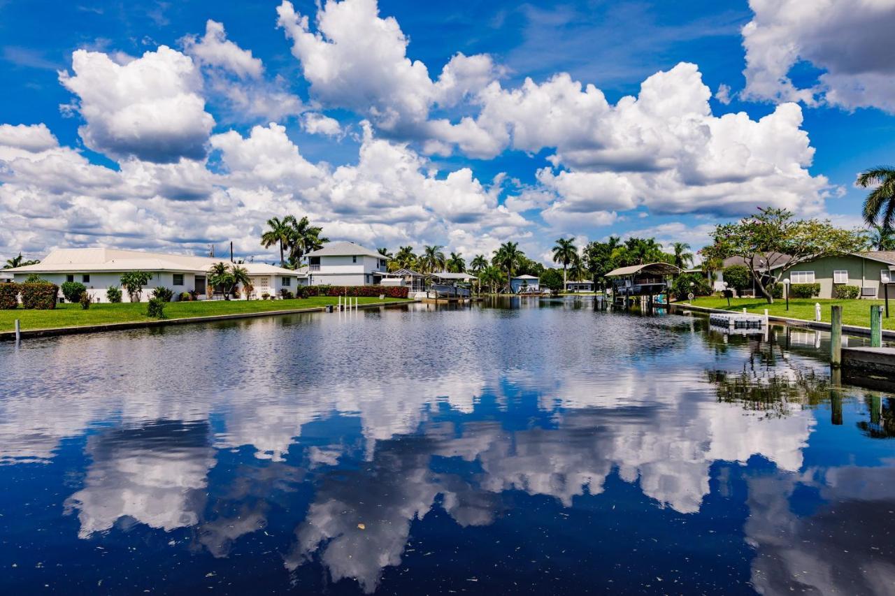 New! Dock Canal Family Home W/Pool & Gulf Access! North Fort Myers Esterno foto